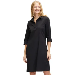 Vera Mont Damen Hemdblusenkleid mit Taschen 38, Schwarz - 38