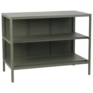 Kelia Nordic Green Outdoorküche 121x64x91cm mit offenen Regalen