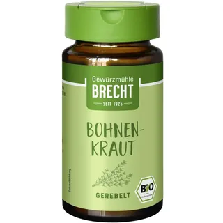 Brecht Bohnenkraut gerebelt im Glas bio