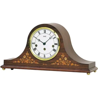 AMS Tischuhr Napoleon- und Kaminuhr 4/4-Westminster - AMS Modell: 2188/1 weiß