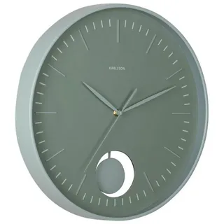 Karlsson Uhr Wanduhr Grato Pendulum Grün