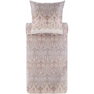 BASSETTI ISOLABELLA Paisley Baumwolle Beige 200 x 200 cm + 2 x 80 x 80 cm