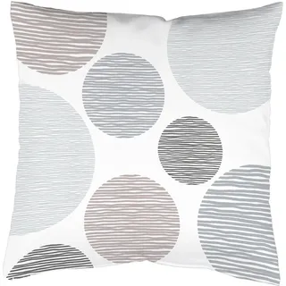 VISION S Kissenbezug Borden 40 x 40 cm Grau