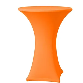 Babat Stehtischhusse Stretch in Farbe orange und Durchmesser 60-65 für Bistrotisch/Stehtisch