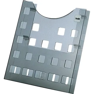 Helit Wandprospekthalter the grid wall 5 x DIN A4 24,1 x 15,0 x 57,8 cm grau