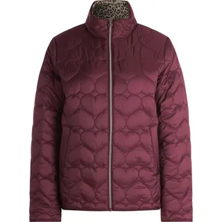 Cartoon Kurzmantel Jacke Watte rot 36