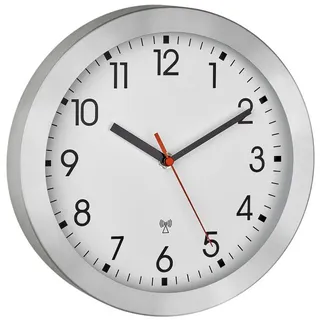 TFA Funk Wanduhr 25 cm 60.3546.02 grau