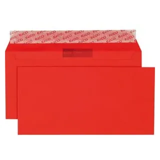 ELCO DIN lang 100 g/m2 Rot 25 St. ohne Fenster