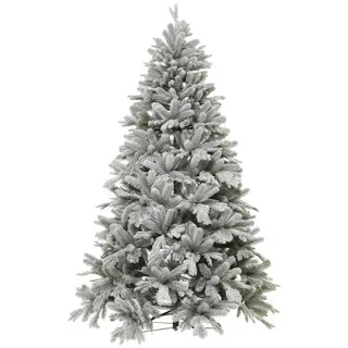 Vivanno Künstlicher Weihnachtsbaum Nordmanntanne mit Schnee Weiß 150 cm