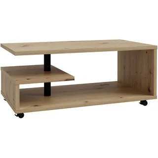 Couchtisch - Artisan Eiche - rollbar