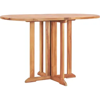 vidaXL Gartentisch Butterfly 120 x 70 x 75 cm Teak Massivholz/Braun