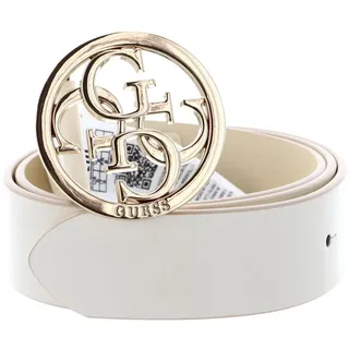 GUESS Gürtel Adjustable Belt W105 Ivory - kürzbar