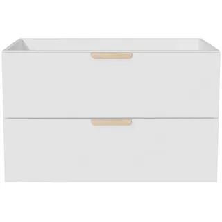 vente-unique Waschbeckenunterschrank Avoreli 80 x 50 x 46 cm Weiß