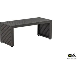 Apple Bee Santorini Beistelltisch 82x40cm Alu taupe