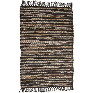 Marrakesch Orient & Mediterran Interior Dakar Teppichläufer 90 x 1 cm Braun/Schwarz/Dunkelbraun/Beige