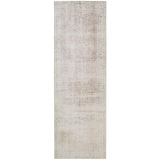 benuta Vintage-Läufer, Beige, Rosa, Kunststoff, Vintage, Rechteckig, 80x240 cm, Oeko-Tex® Standard 100, in verschiedenen Größen erhältlich, rutschfeste Unterfläche, waschbar, Teppiche & Böden, Teppiche, Teppichläufer