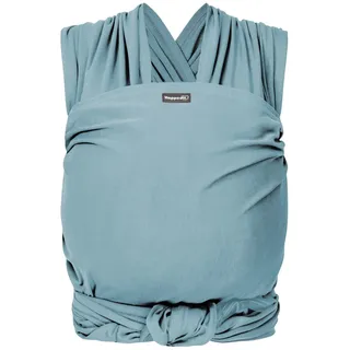 Hoppediz Elastisches Babytragetuch ab Geburt, Ocean 4,60 m | Ergonomisches Tragetuch für frühgeborene und neugeborene Babys bis 9 kg, inkl. Anleitung