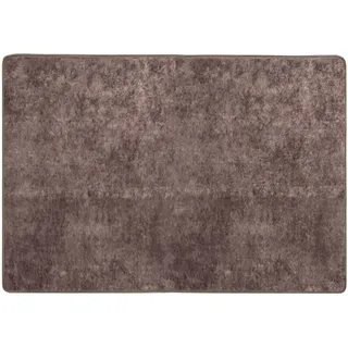 vidaXL Teppichläufer MARSA Grau 150 x 100 cm Polyester und PVC