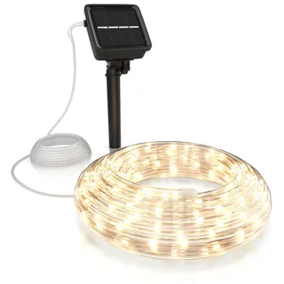 Bearware LED Lichterkette Solar 10 m weiß 100 Leds