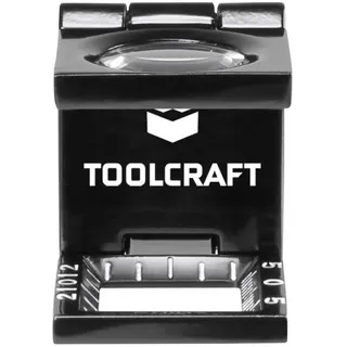 TOOLCRAFT 1505088 Fadenzähler Vergrößerungsfaktor: 10 x Linsengröße: (Ø) 14mm