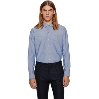 Hugo Boss 50438496 Langarmhemd - Blue - 2XL