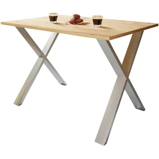 VCM Schreibtisch Lona Eiche / Braun