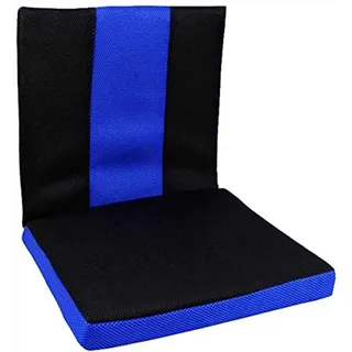 BLUEZY Rollstuhlkissen Anti-Dekubitus-Kissen, Komfort-Rollstuhlkissen mit Rückenlehne, Rückenlehne und Sitzpolster Druckentlastungspolster Steißbeinentlastung