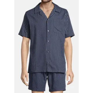 Seidensticker Pyjama Classic Twill Blau M (48)