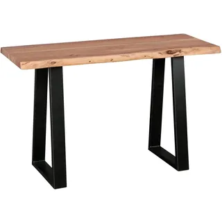 FineBuy GAYA Konsolentisch 120 x 45 x 75 cm Braun