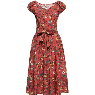 Queen Kerosin Sommerkleid Hawaii rot 36