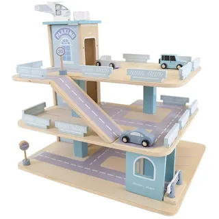 Bandits and Angels Parkhaus Holz (Retro blau)