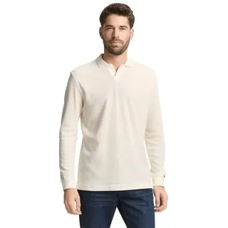 Tom Tailor Langarm-Poloshirt weiß 3XL