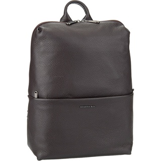Mandarina Duck Rucksack / Backpack Mellow Leather Squared Backpack FZT38 Rucksäcke Braun Damen