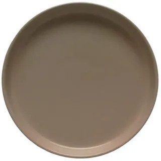 Novel Frühstückstellerset Salerno, Taupe, Keramik, 2-teilig, Uni, rund, Lfgb, lebensmittelecht, Essen & Trinken, Geschirr, Teller, Kuchenteller
