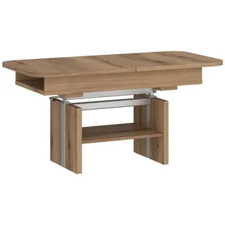 Die Möbelfundgrube Couchtisch DEBRECEN Braun Eiche 110 x 56 x 65 cm