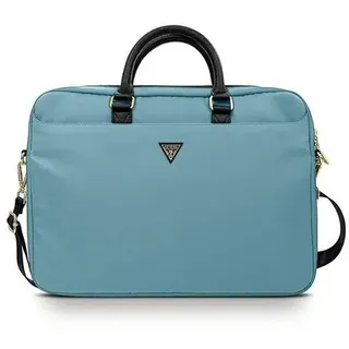 Guess Nylon Triangle Logo-Tasche einen 16-Zoll-Laptop – blau