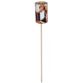Esschert Design Gartenfackel mit Stroh, 82 cm, ca. 6 Std. Brenndauer, Wachs