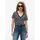 Slim Kurzarm-T-Shirt Mit V-ausschnitt Nos Breton Desert Sky Ecru XS