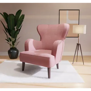 Home affaire Sessel SICILIA, moderner Ohrensessel rosa