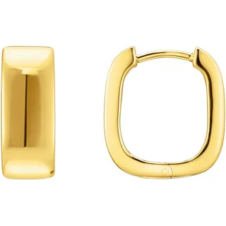 Thomas Sabo Creolen eckige Form vergoldet 925 2-tlg