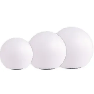 Heitronic Boule LED-Leuchtkugel Kunststoff 20 - 30 cm 3er Set weiß