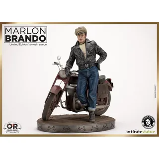 Infinite Sammelfigur MARLON BRANDO WITH BIKE OLD & RARE 1:6 RESIN STATUE