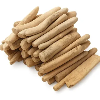 NaDeco Deko Treibholz Natur 1kg, Schwemmholz aus dem Indopazifik, Driftwood Dekoration AST Stock Holz naturbelassen zum Basteln & Dekorieren, Maritime Boho Home DIY, Holzstück Bastelholz