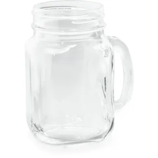 WAS Germany - Trinkglas mit Henkel Caro Set 6-teilig, 0,45 ltr., 10,7 x  7,7 x 13,3 cm, Glas