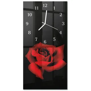 Tulup Wanduhr Elegante Wanduhr für Wohnzimmer und Esszimmer (Rosa, Rot) weiß