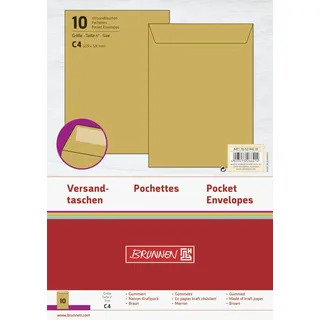 Brunnen Versandtasche C4NatronKraftpack10St