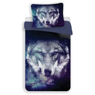 Blue Wolf Kinderbettwäsche-Set Kuschelig und Weich