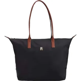 Tommy Hilfiger Popette Tote Shopper Leder Black