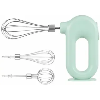 Ahlsen Elektrischer Schneebesen, Handmixer, Schneebesen, 4-Gang-Schneebesen zum Backen von Kuchen, Eiercreme, kabellos, stehend