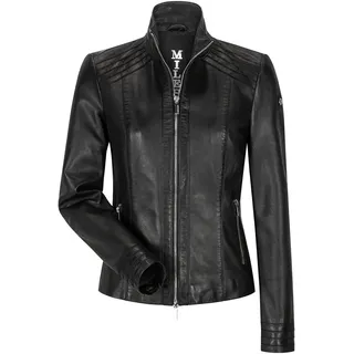 MILESTONE Carda Damen Lederjacke (38, Schwarz) - 38
